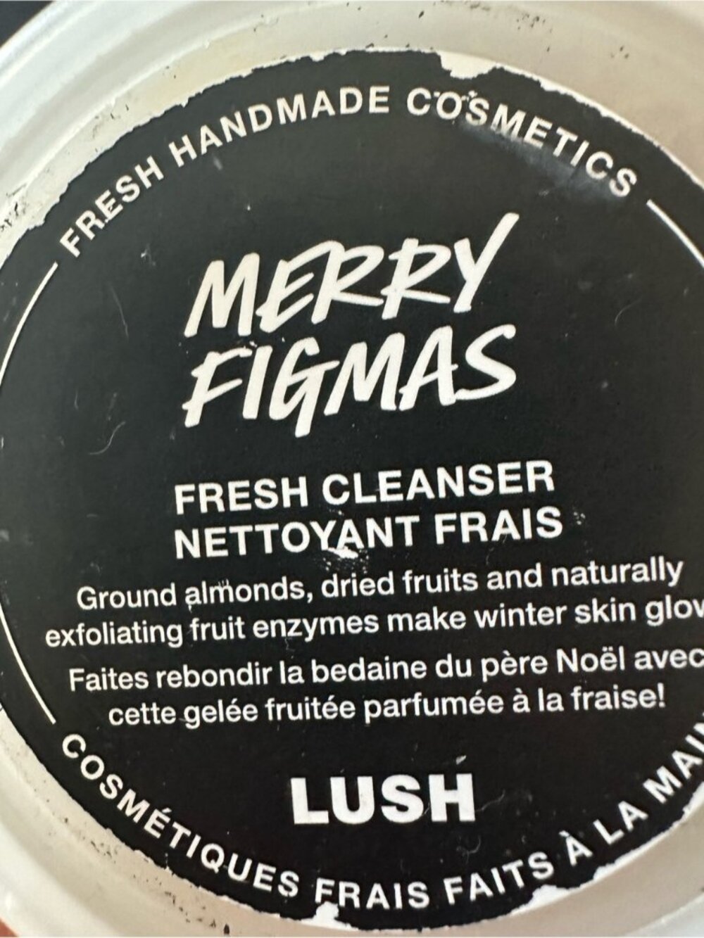 NEW LIMITED EDITION Lush Merry Figmas Fresh hydrating Face Cleanser wash natural - Picture 7 of 7